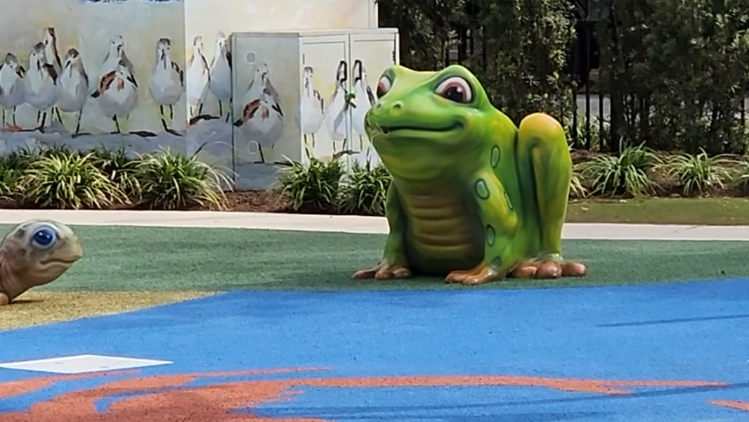 Video shows new splash pad at Bluffton park. Kids can turn it on. Here's how