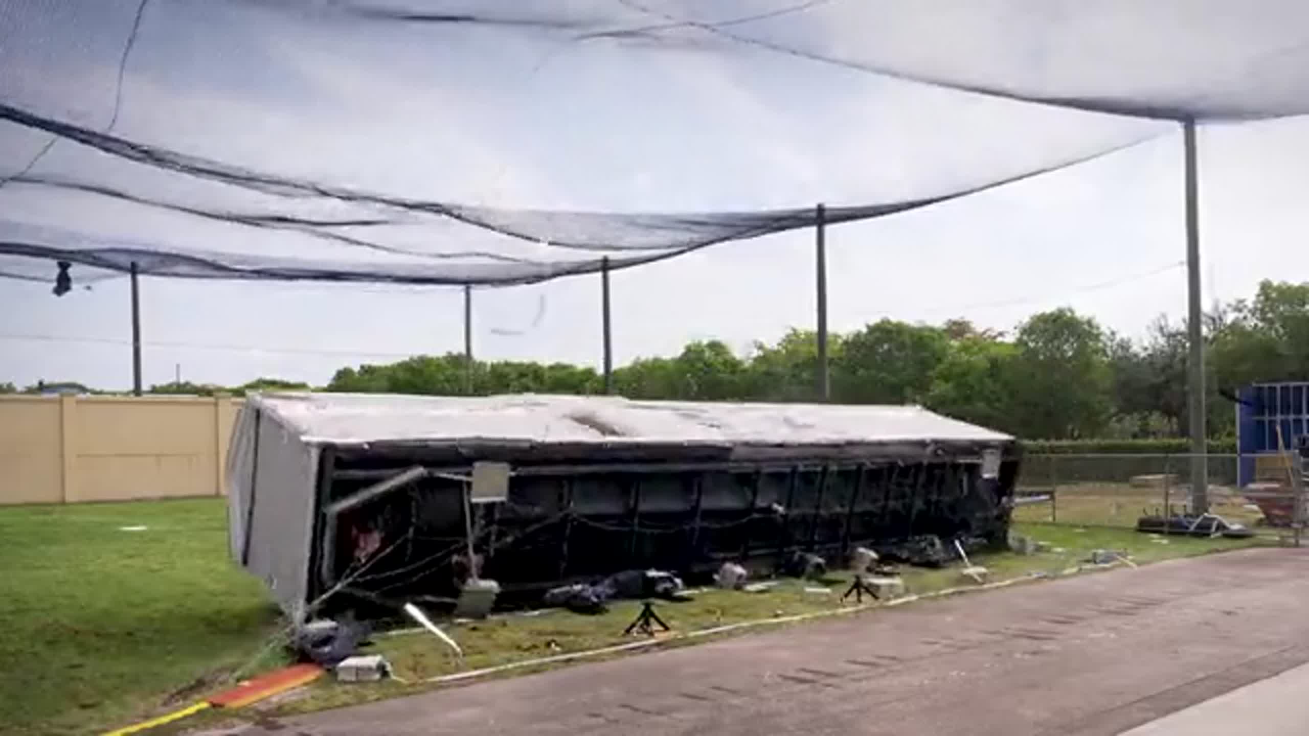 Hurricane-force winds meet a manufactured home at FIU's Wall of Wind