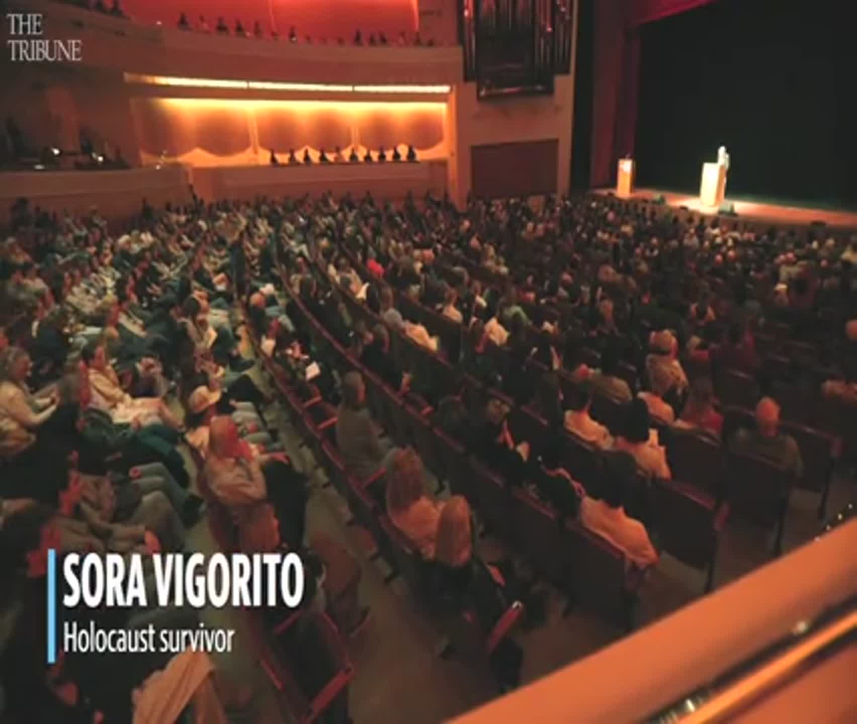 Youngest survivor of Mengele torture at Auschwitz speaks at Cal Poly