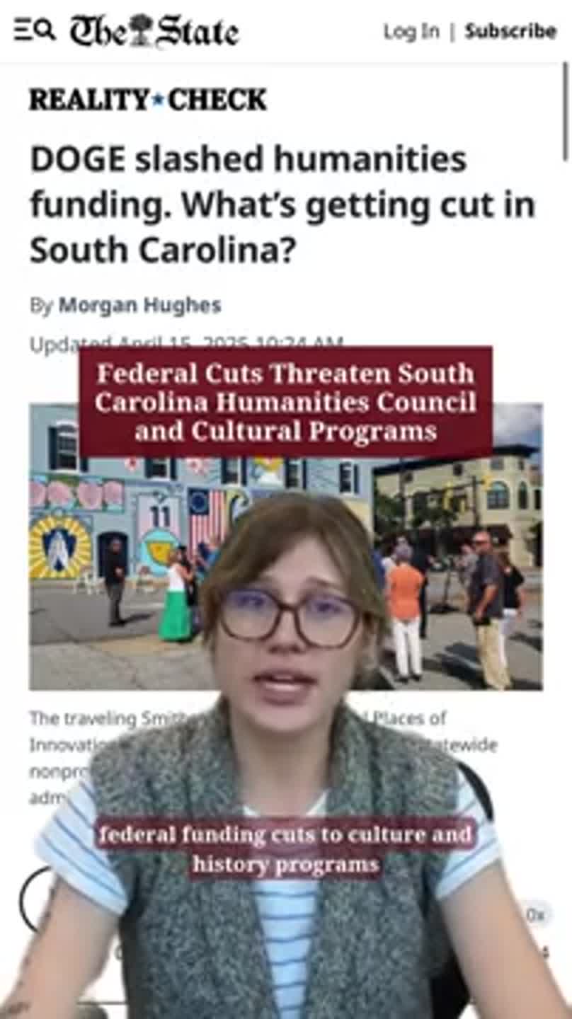 DOGE slashed humanities funding. What’s getting cut in South Carolina?