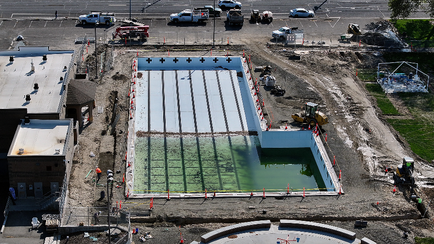 Why all the construction at Tri-Cities largest public pool and will it open this summer?