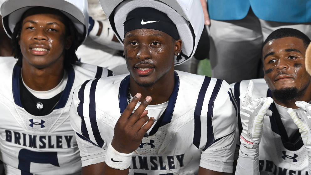 WATCH: Grimsley QB Faizon Brandon on Thursday's regional win over Weddington