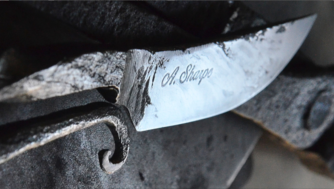 How is a blade born in N.C.? Find out, with A. Sharpe knife