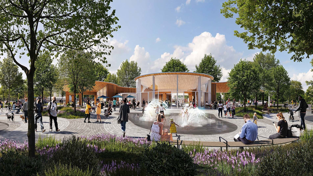 Cary is preparing a future downtown park to show off to the rest of the Triangle
