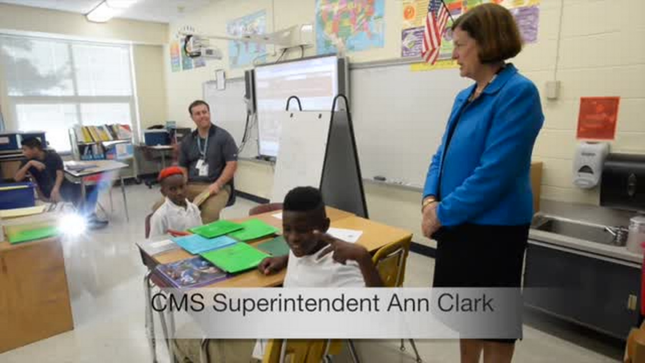First day of school for CMS students. (Video) | Charlotte Observer