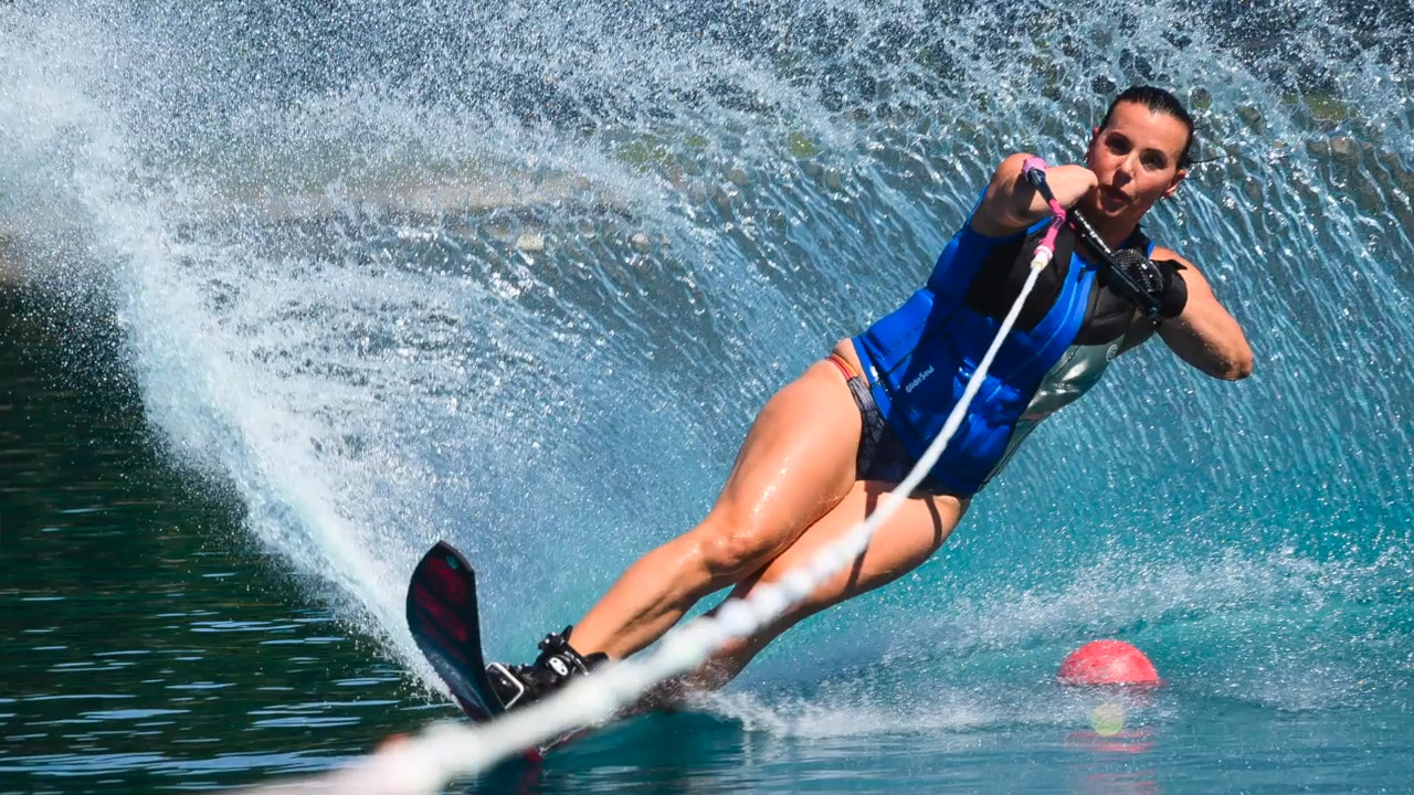 ‘It’s to follow my dream.’ Born without an arm, this water skier is going for world title