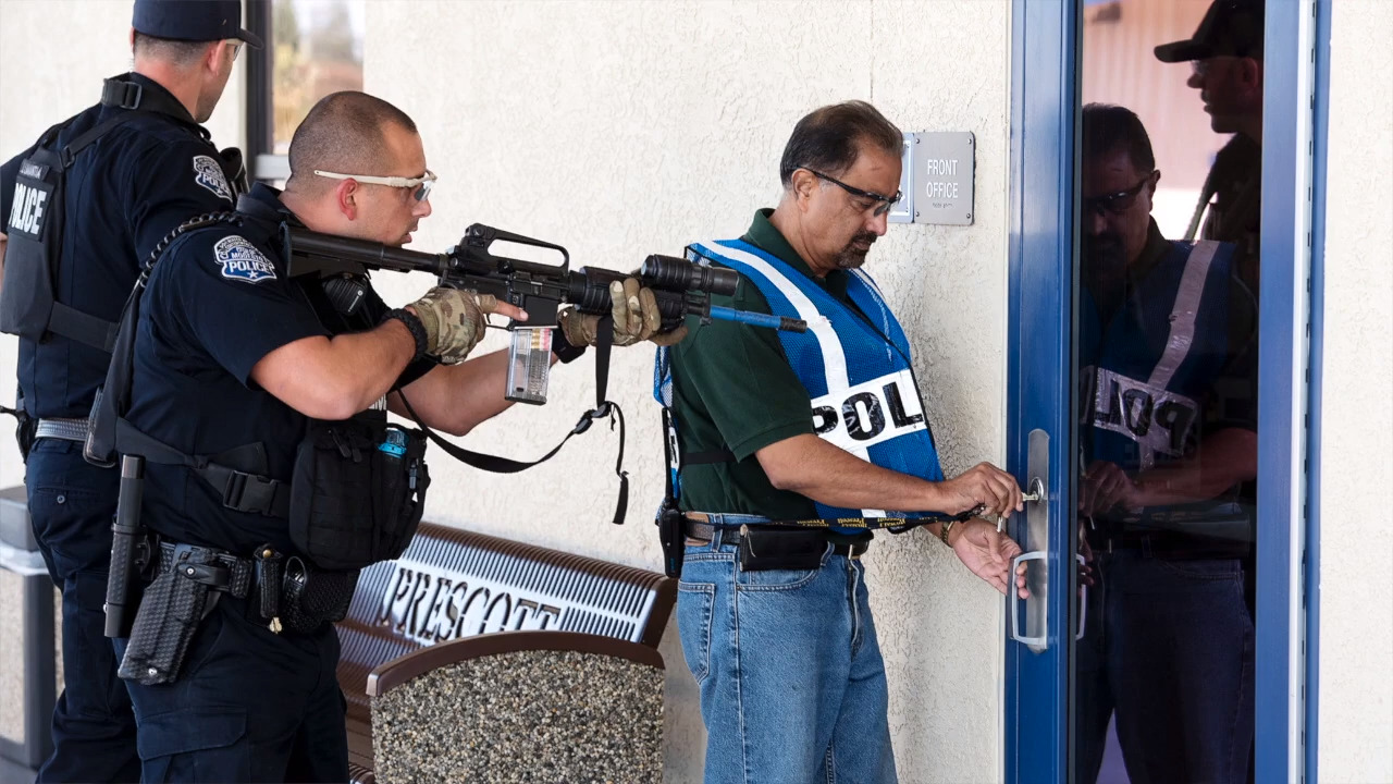 School shooting drill tests readiness and new police drones
