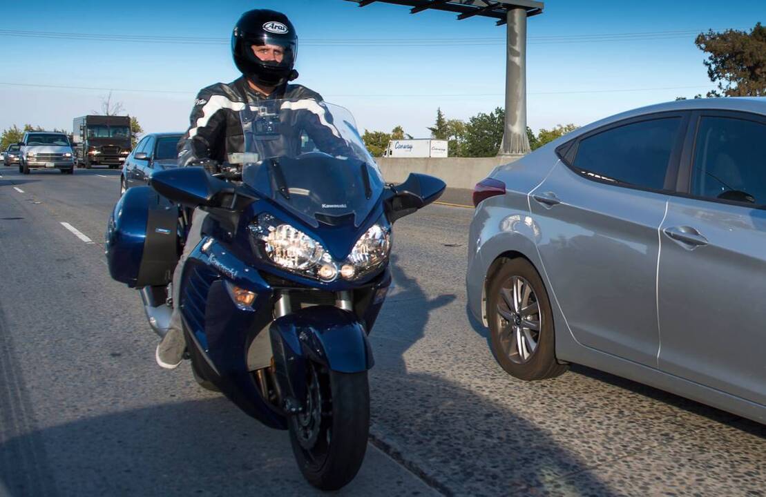 Watch lane splitting from a motorcyclist’s point of view