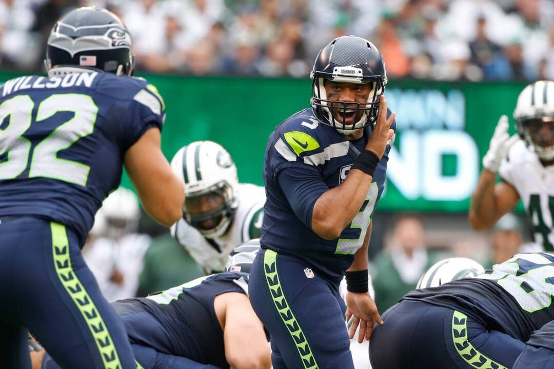 Russell Wilson after his heroics on zero good legs beating NYJ