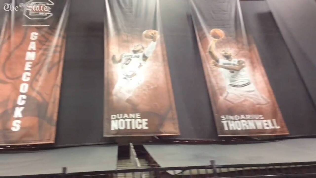 Sneak peek of Frank Martin's offices, renovated Gamecock basketball practice facility 