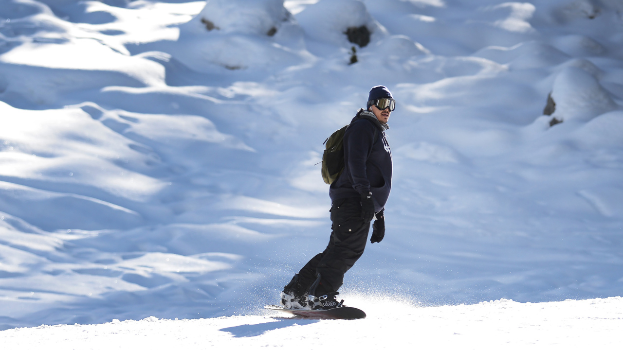 Skiers, snowboarders celebrate early season at China Peak. White Christmas possible