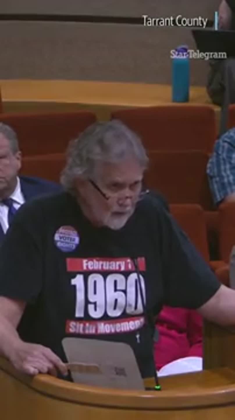 Judge Tim O'Hare has man physically removed from commissioners meeting