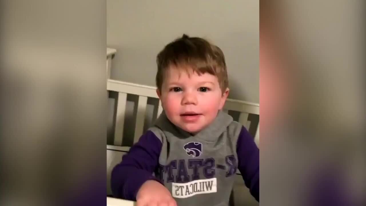 Two-year-old K-State fan calls Kansas Jayhawks ‘dirty birds’