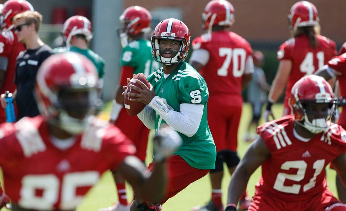Watch a time-lapse of the NC State Wolfpack's first practice of the preseason