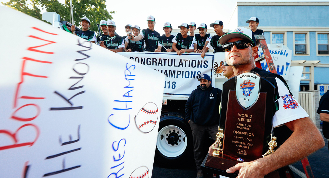 Five Cities youth baseball team parades through Arroyo Grande after championship run