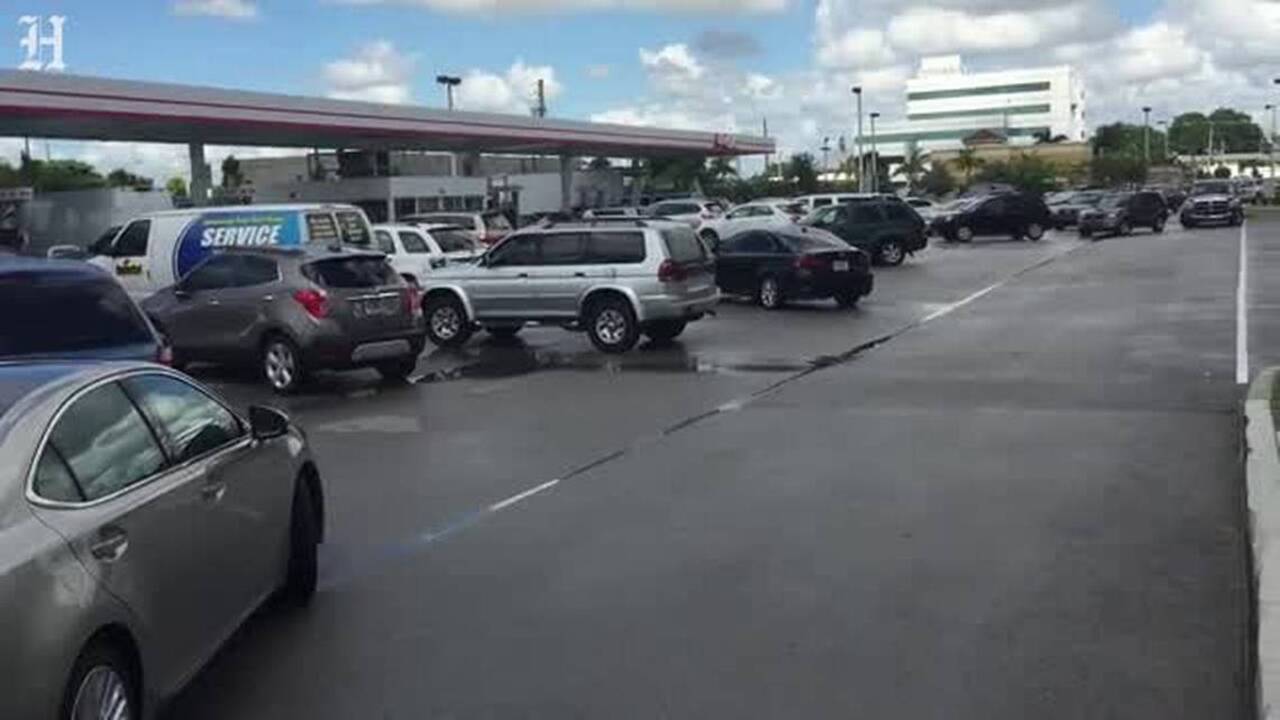 Long gas lines reported across Miami-Dade