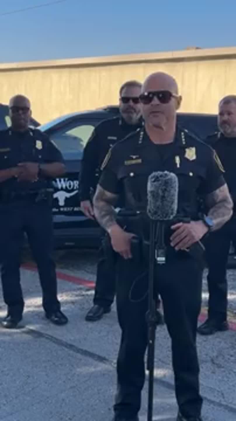 Fort Worth officer fatally shoots man armed with knife, police say