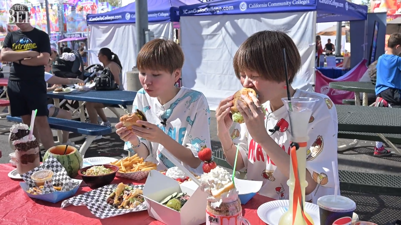 See Japanese internet personalities ‘the hungry twins’ devour State Fair foods