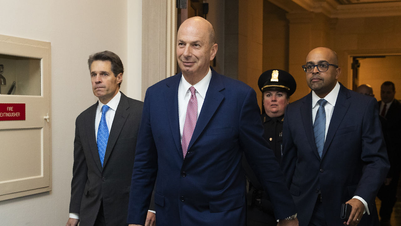 Sondland at impeachment hearing: Giuliani’s requests were a quid pro quo