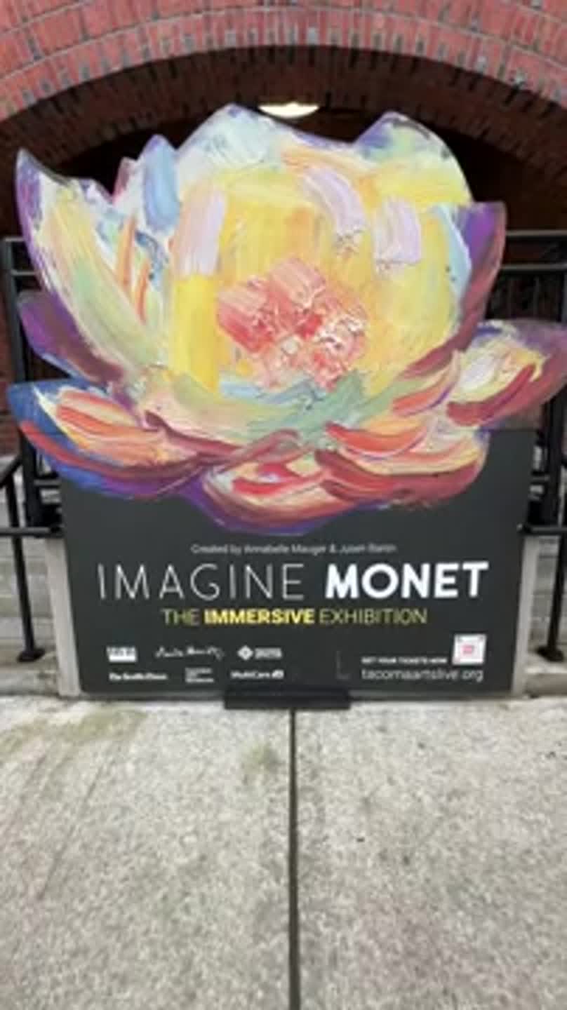 Step inside Monet with a new immersive art experience in Tacoma