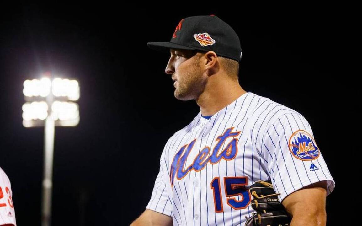 Tim Tebow 'thankful to be part of the Mets family'