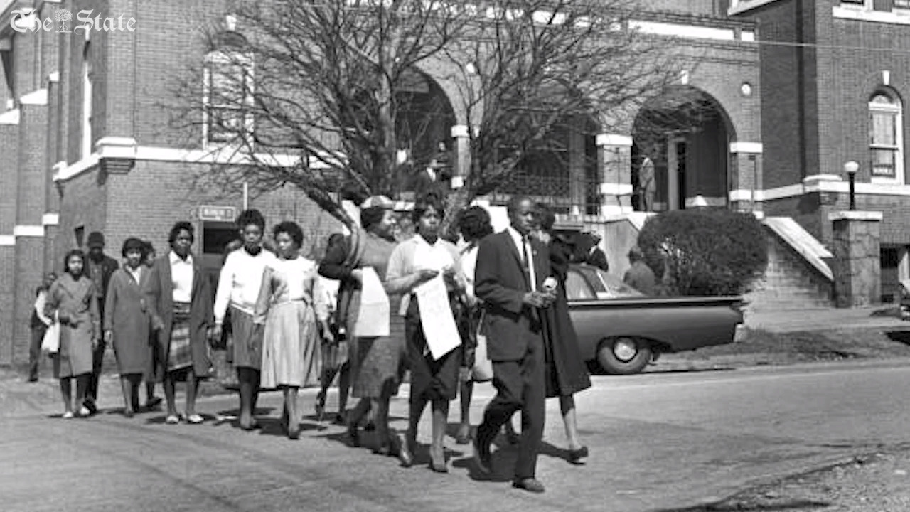 1961 march on the SC State House recognized with marker