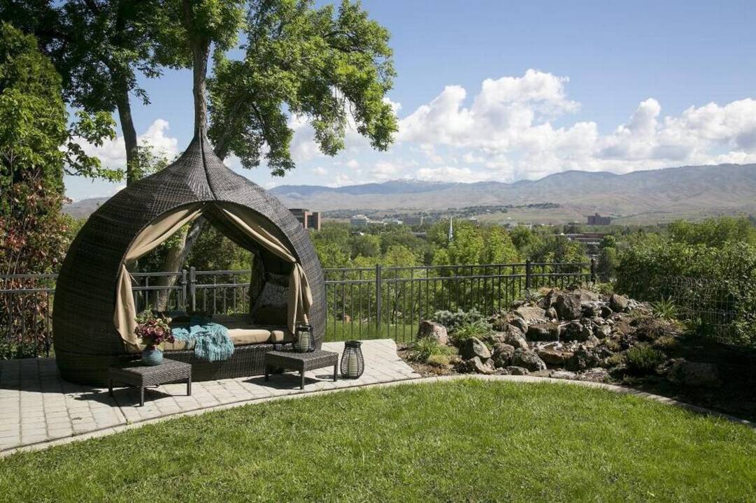 Boise Bench garden has an amazing view