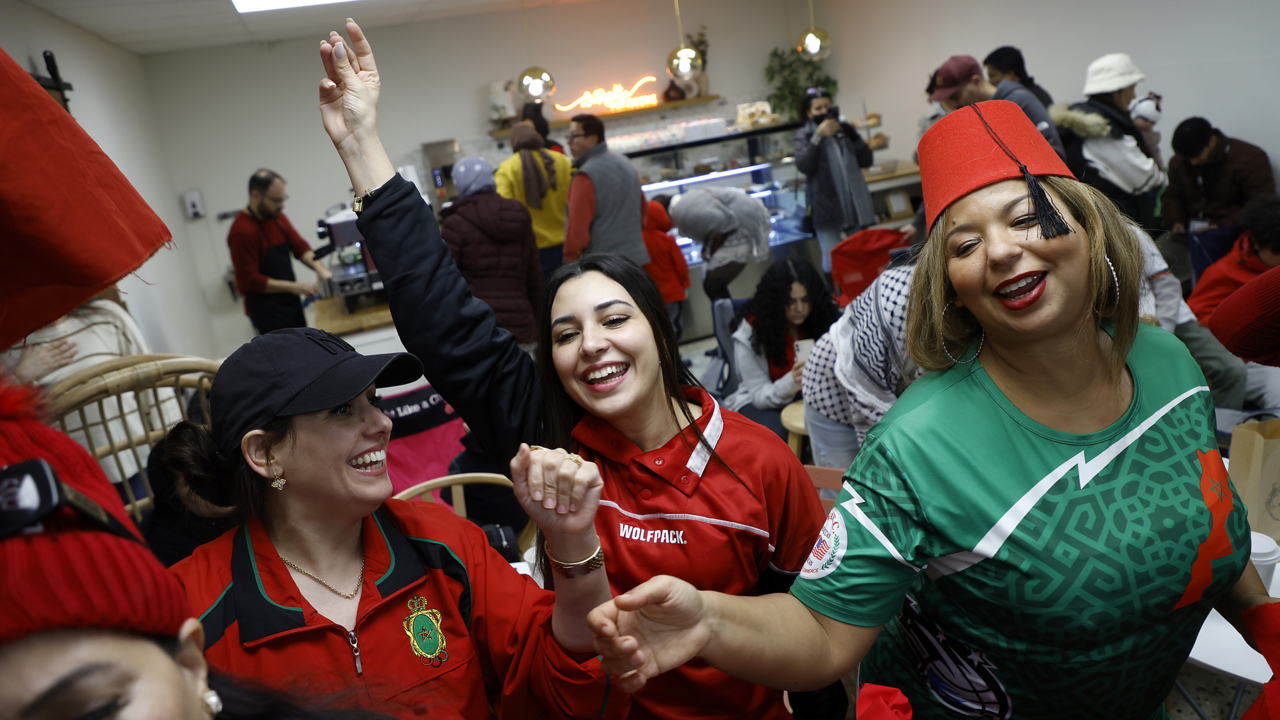 ‘It was beautiful.’ Triangle Arab community unites in Morocco’s historic World Cup run