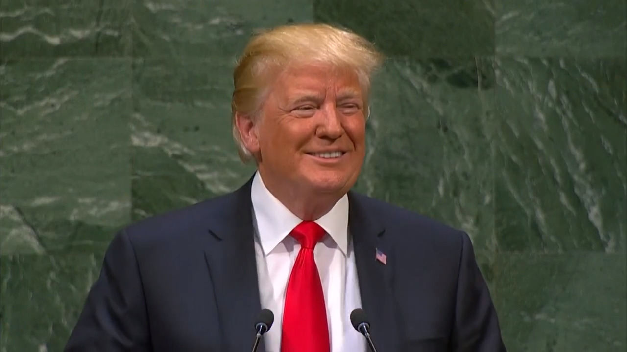 UN audience laughs as Trump promotes his administration’s accomplishments
