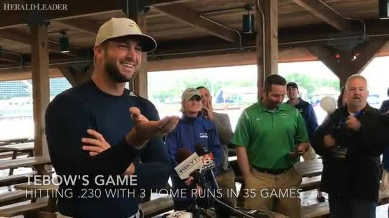 Road trip: Tim Tebow shares baseball experiences, how he helps younger teammates