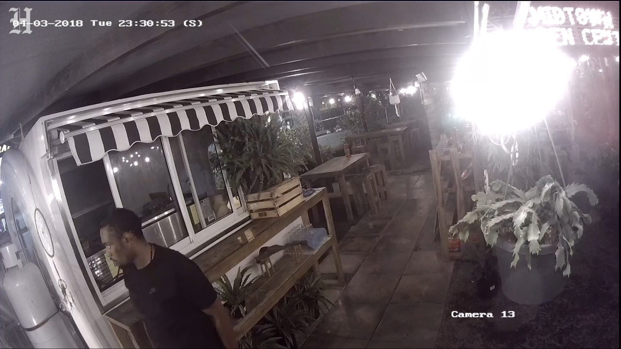 Burglar caught on surveillance video in Midtown Garden Center | Miami ...