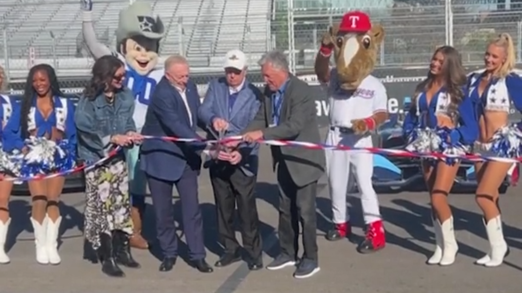 Jerry Jones cuts ribbon ahead of first ever Java House Grand Prix of Arlington