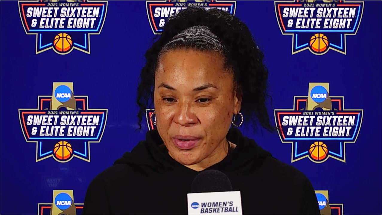 South Carolina’s Dawn Staley on the focus of her team after NCAA win over Georgia Tech