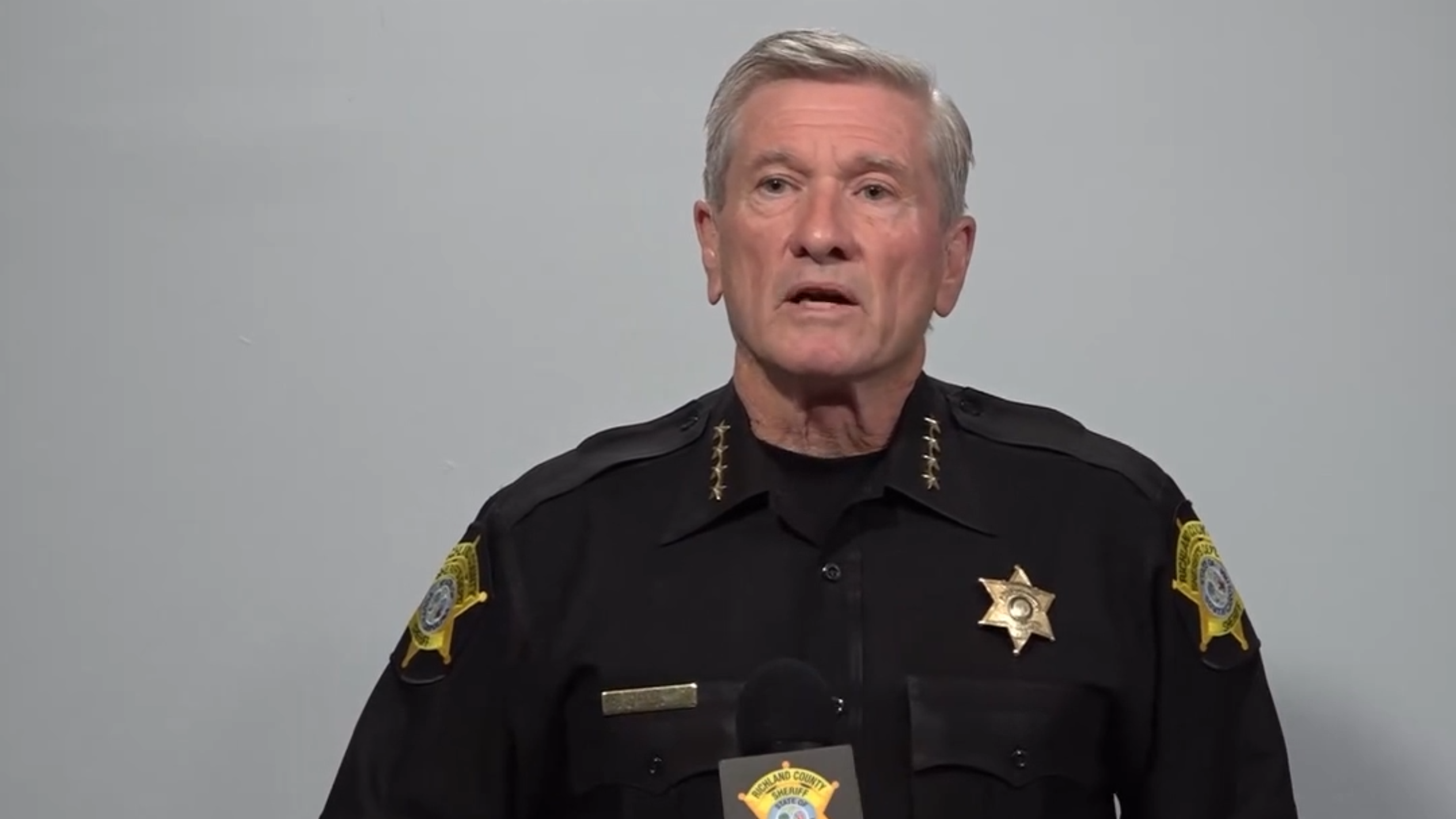 Richland County Sheriff's Office press conference on deadly Forest Acres shooting