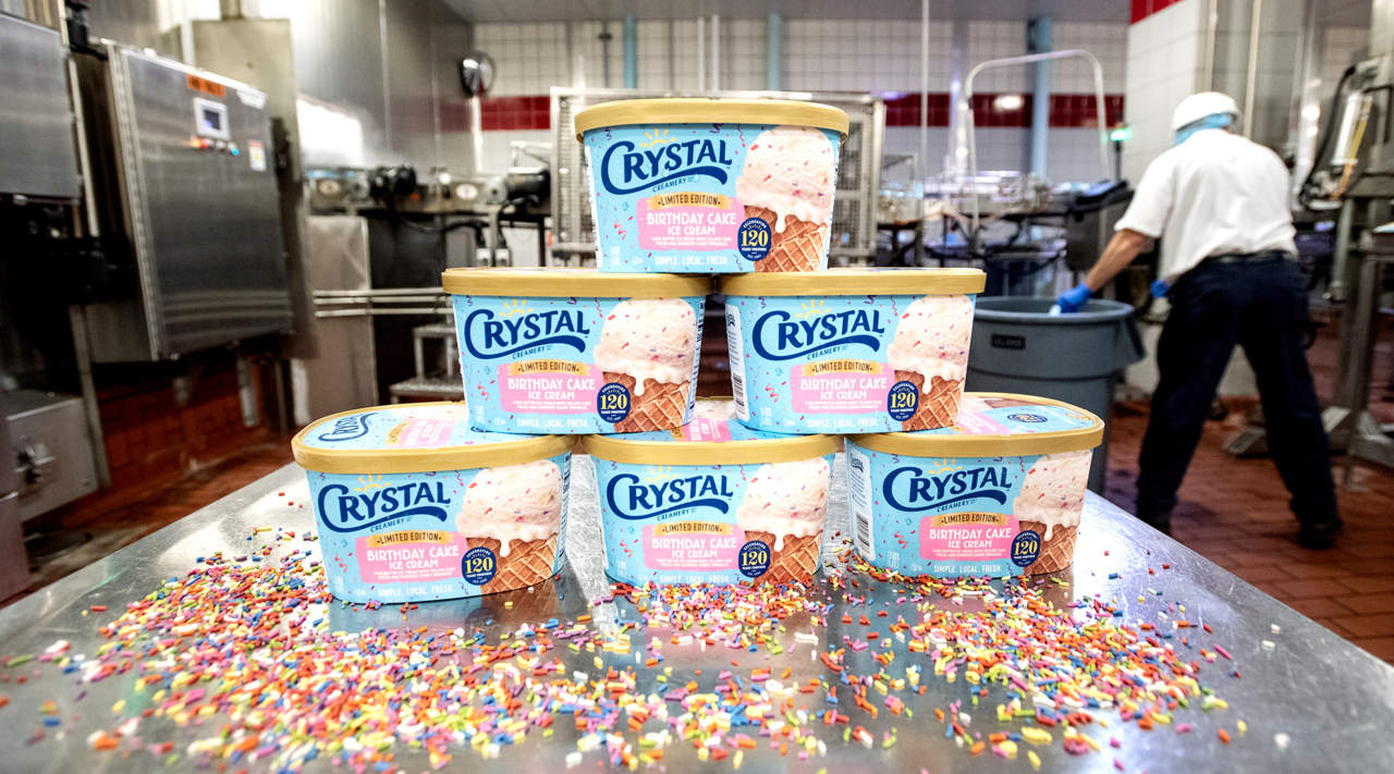 Here’s the scoop: Crystal Creamery has something special to mark strong, milestone year