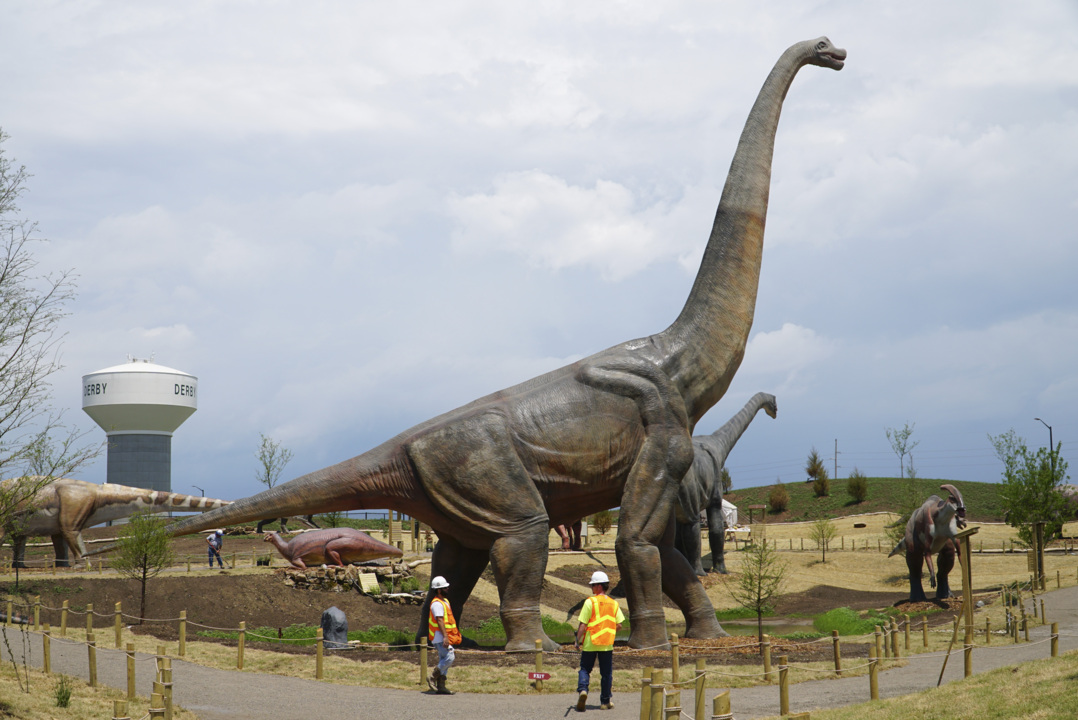 Take a tour of the animatronic dinosaur park in Derby