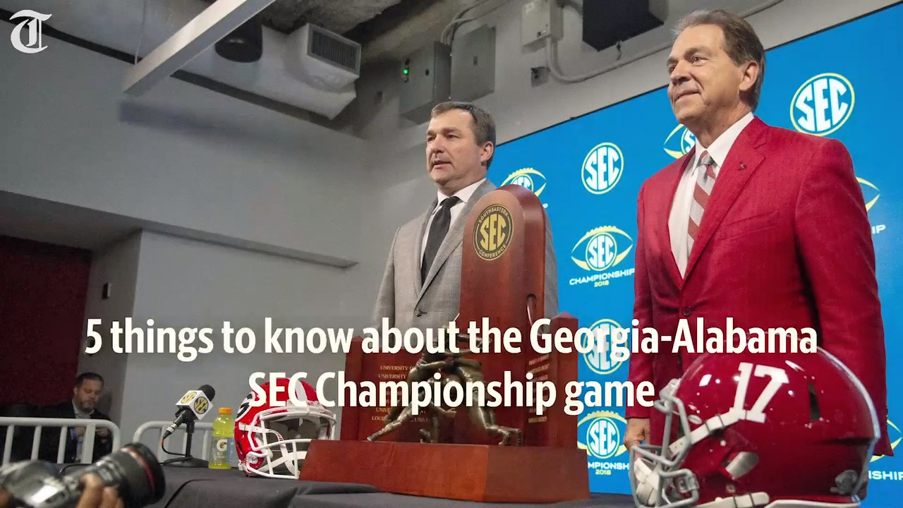 5 things to know about the Georgia-Alabama SEC Championship game