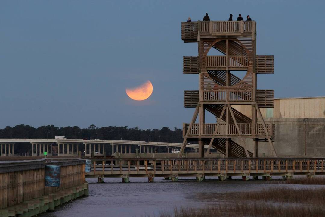 From Hilton Head to Port Royal, last night’s lunar trifecta in the Lowcountry