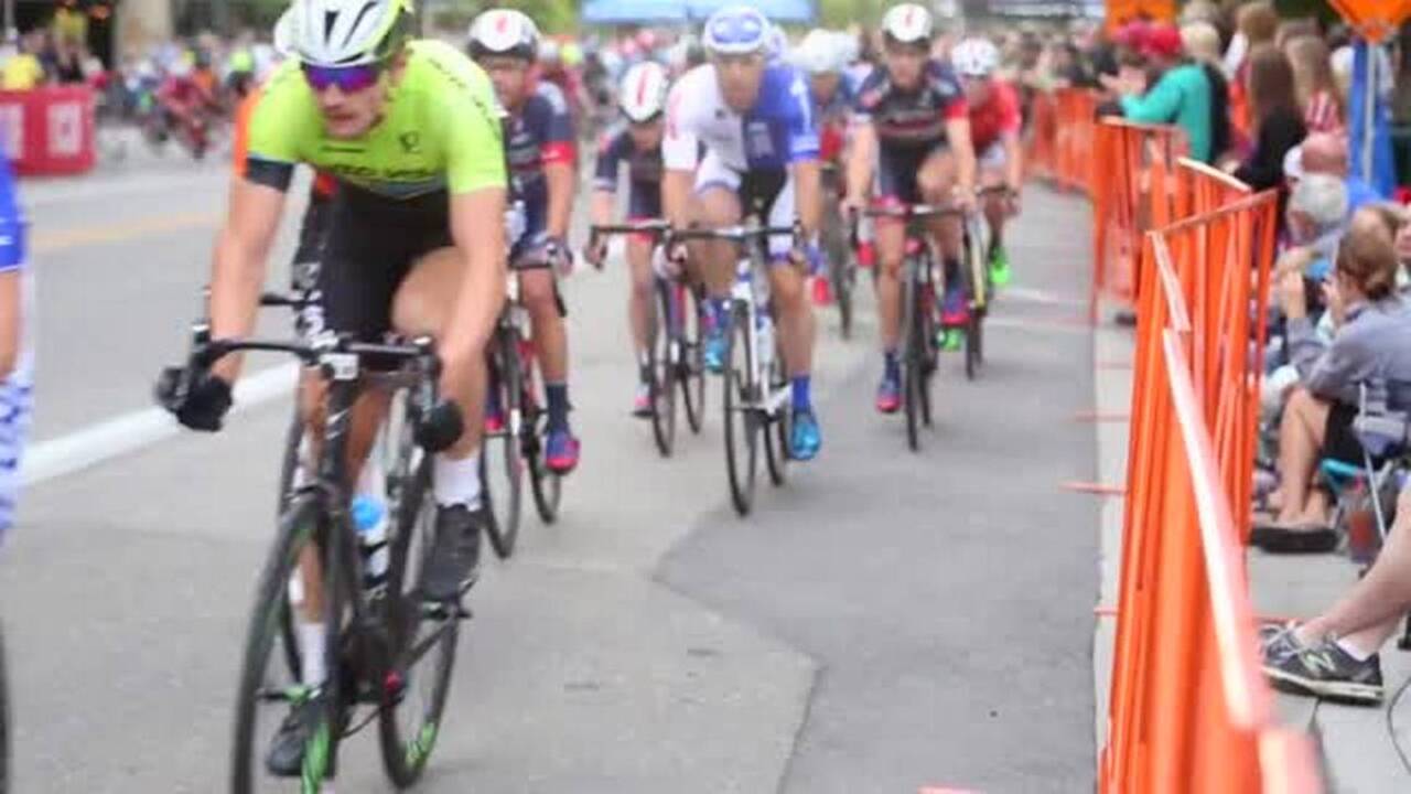 2015 Twilight Criterium bike race through Downtown Boise