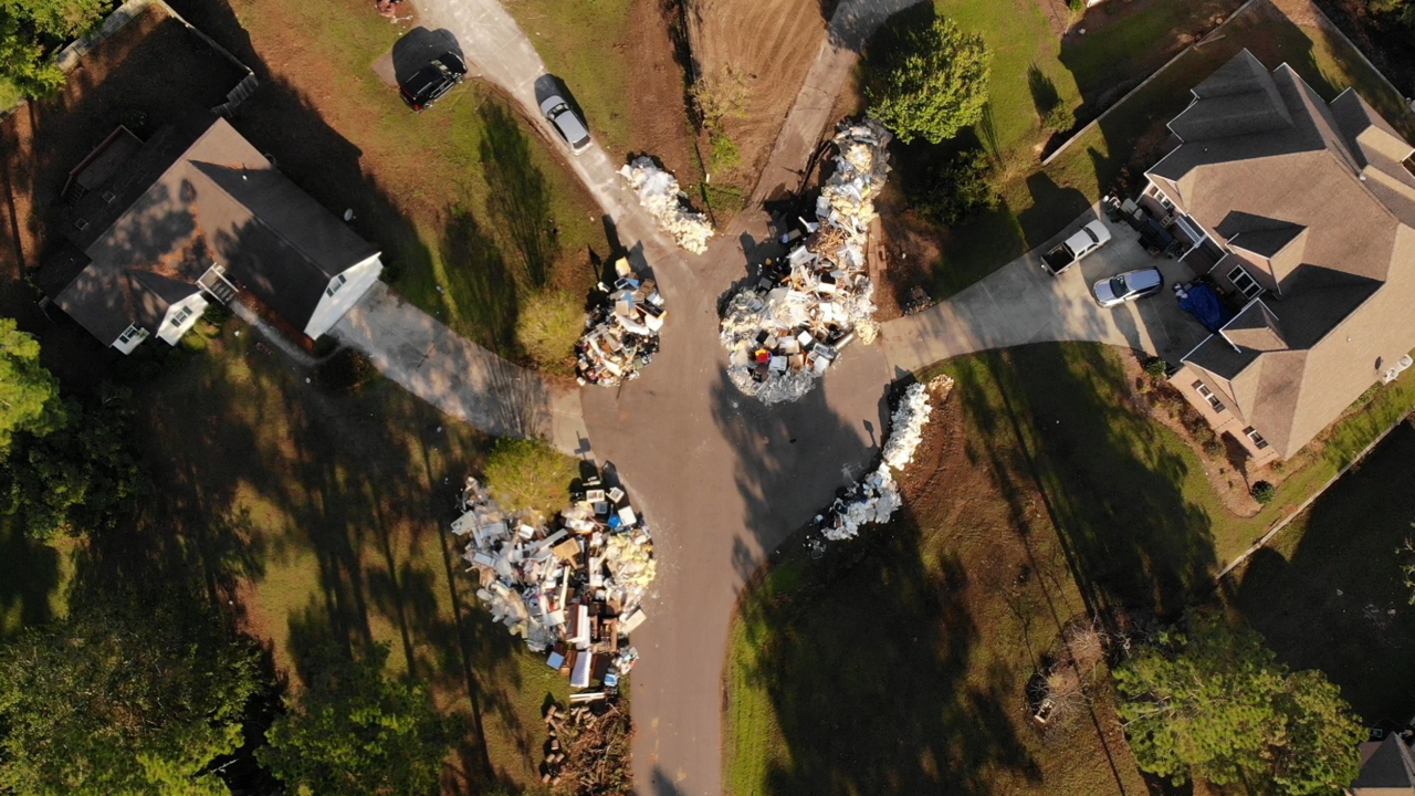 Waste from Hurricane Florence continues to overwhelm landfills