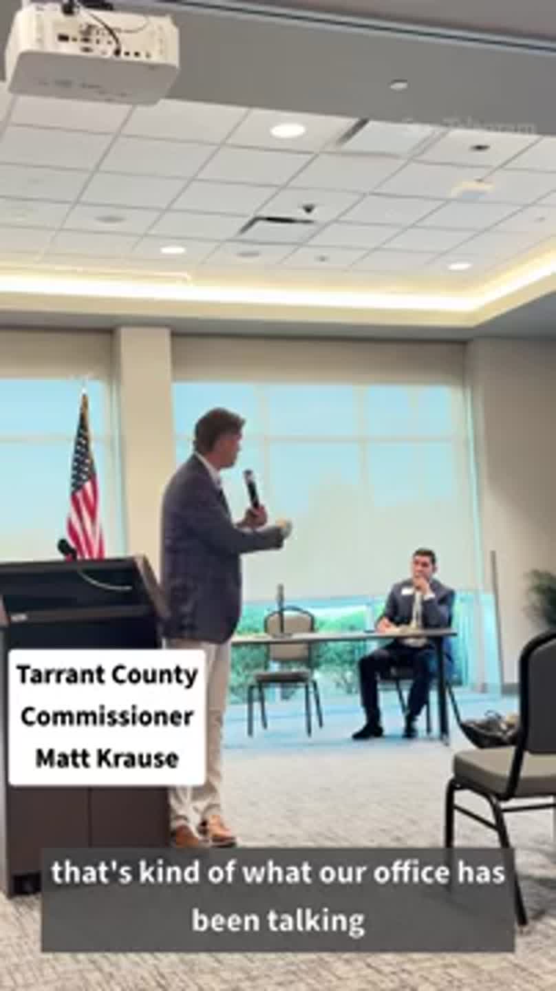 Tarrant County commissioner holds town hall on data centers