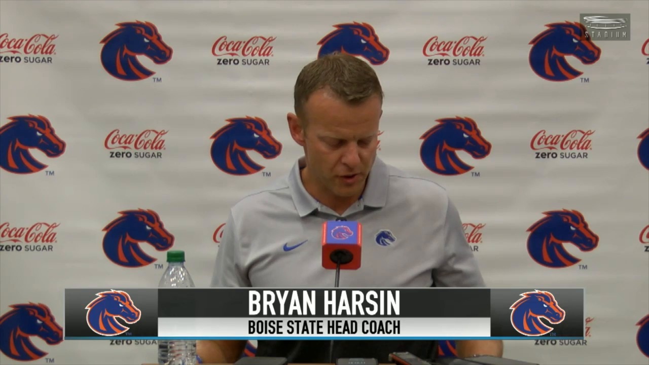 Boise State’s Bryan Harsin on Hightower, Air Force, QB situation