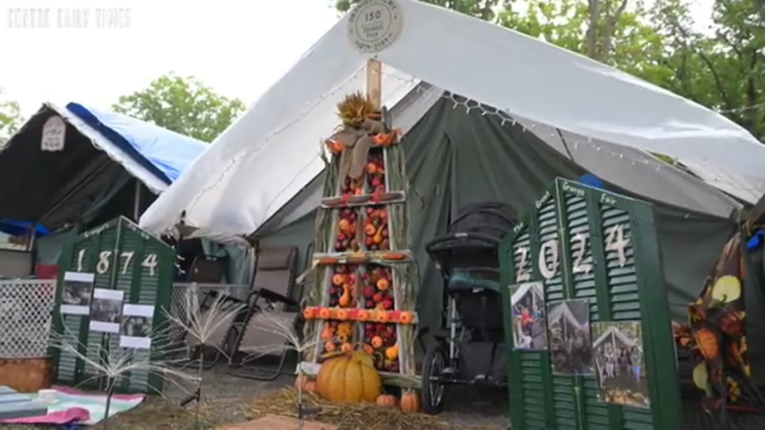 Tents of the Grange Fair honor traditions