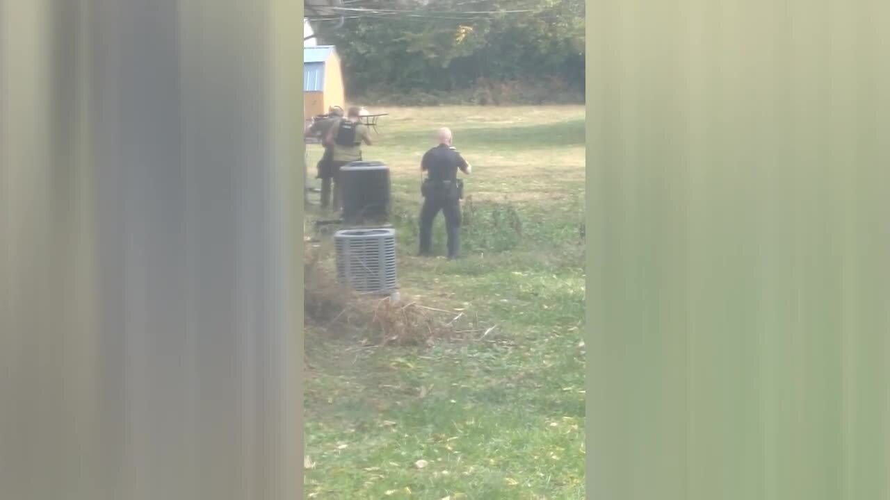 Bystander video shows Nicholasville KY police outside home of man who was shot by cops