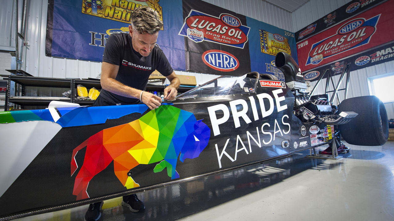 Drag racer will be first openly gay man to race in national NHRA event