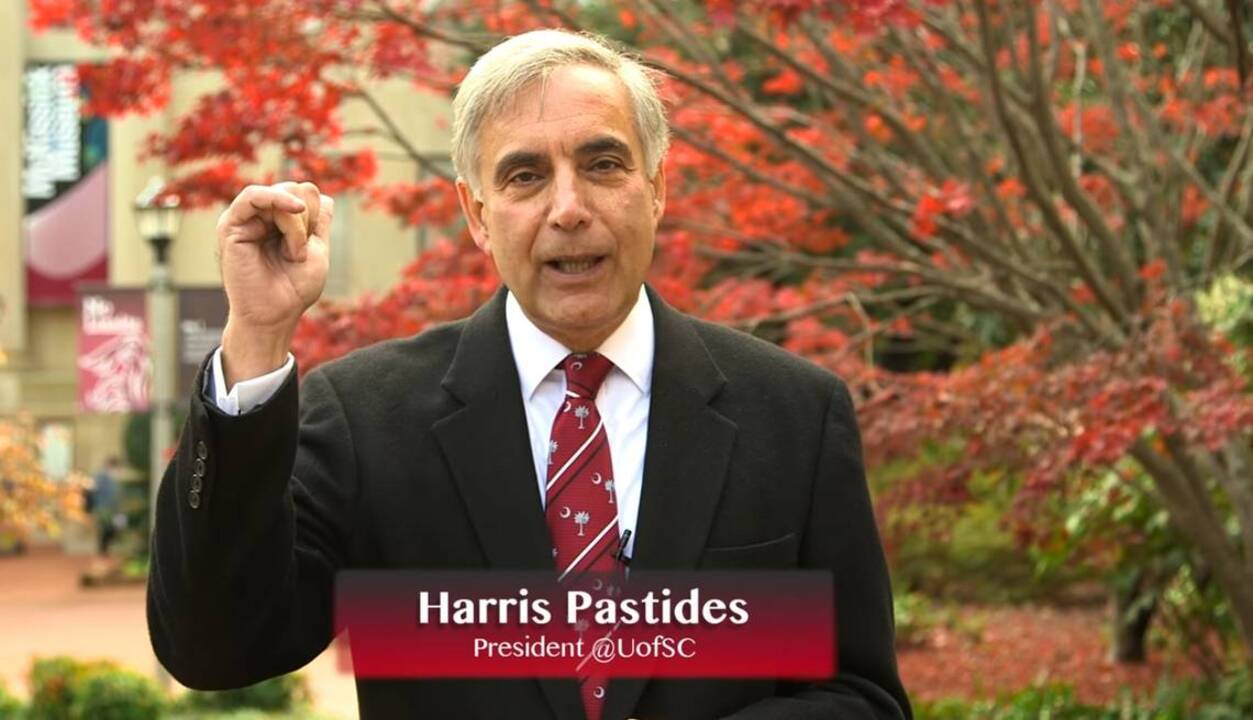 USC President makes promise to play guitar solo at Williams-Brice Stadium