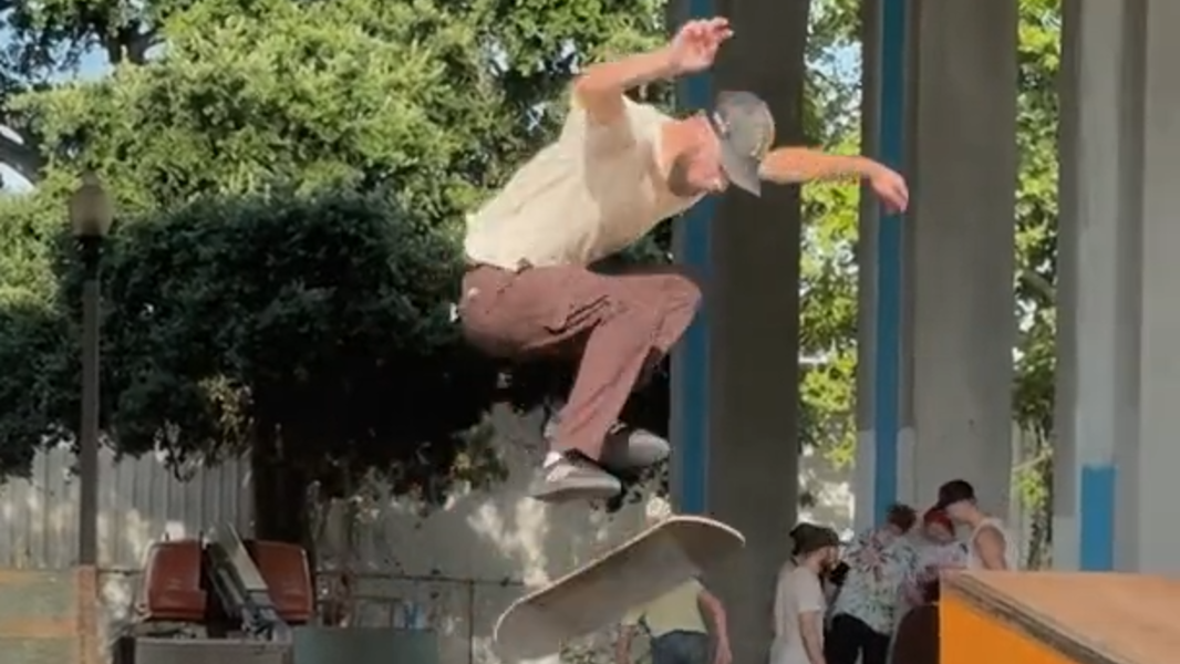 Skaters practice at DIY Biloxi
