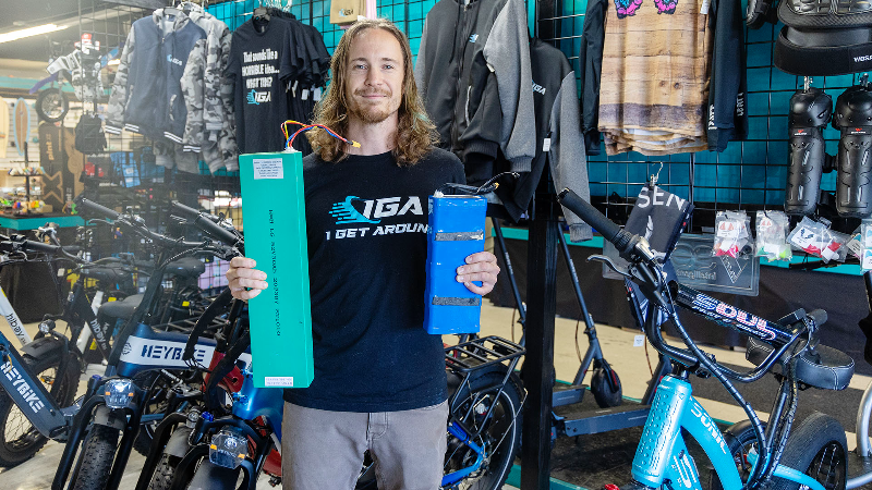 Boise e-bike business will recycle your old scooter, bicycle batteries