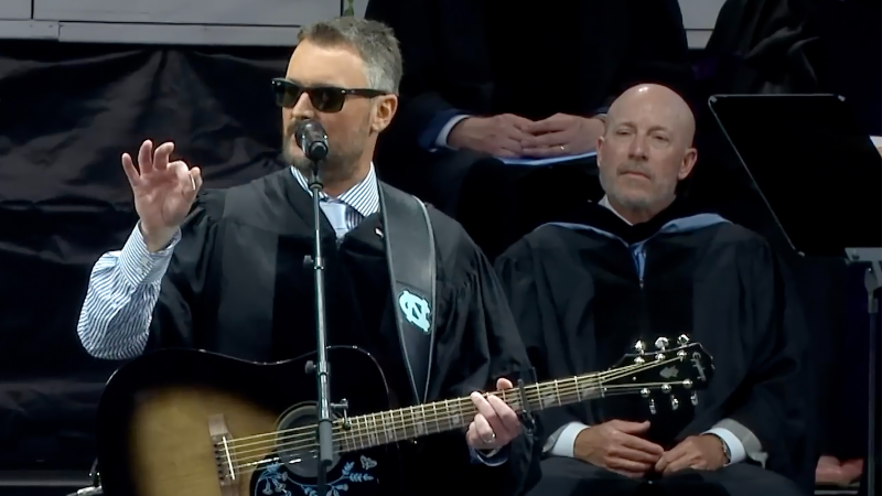 Eric Church's 6-string wisdom to UNC-CH's class of 2026