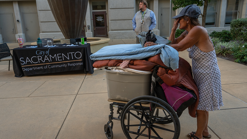 What it was like at Sacramento City Hall the night before ban on homeless camping